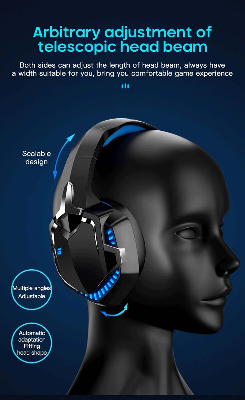 Headsets Wired Game Earphones 7.1 Gaming Headphones Deep bass Stereo Casque with Microphone for PS4 xbox PC Laptop gamer