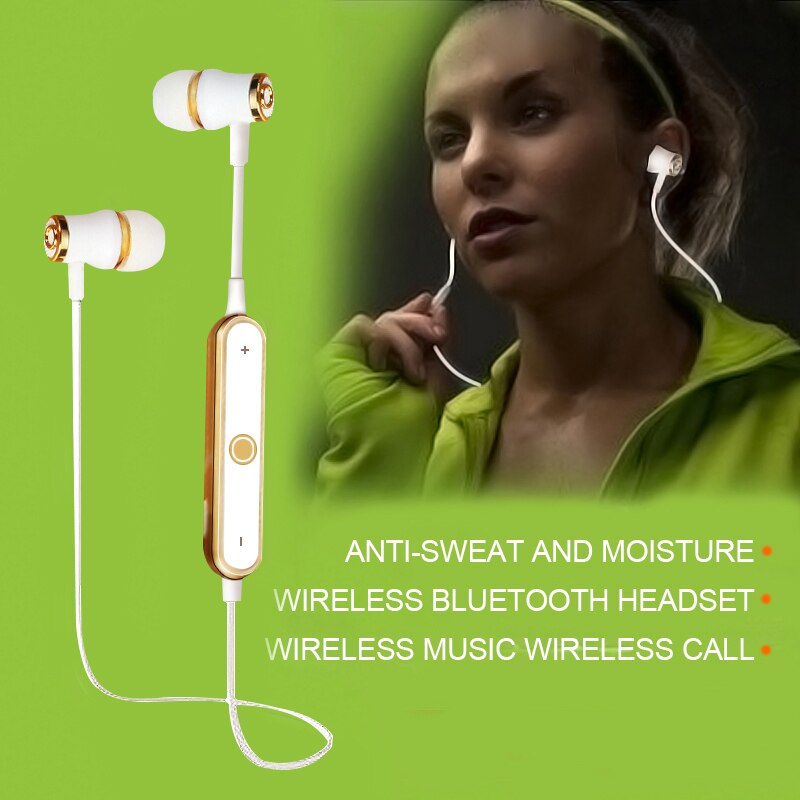 Teamyo Bluetooth Earphones Wireless Fitness Headphones with MIC Stereo Headset Music Earbuds fones de ouvido for iPhone Android