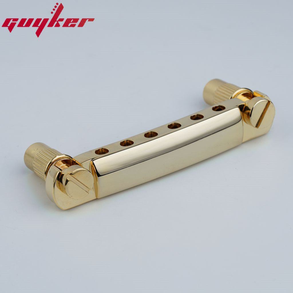 Cordal de barra de parada de guitarra con anclajes y tachuelas para guitarras LP SG dorado