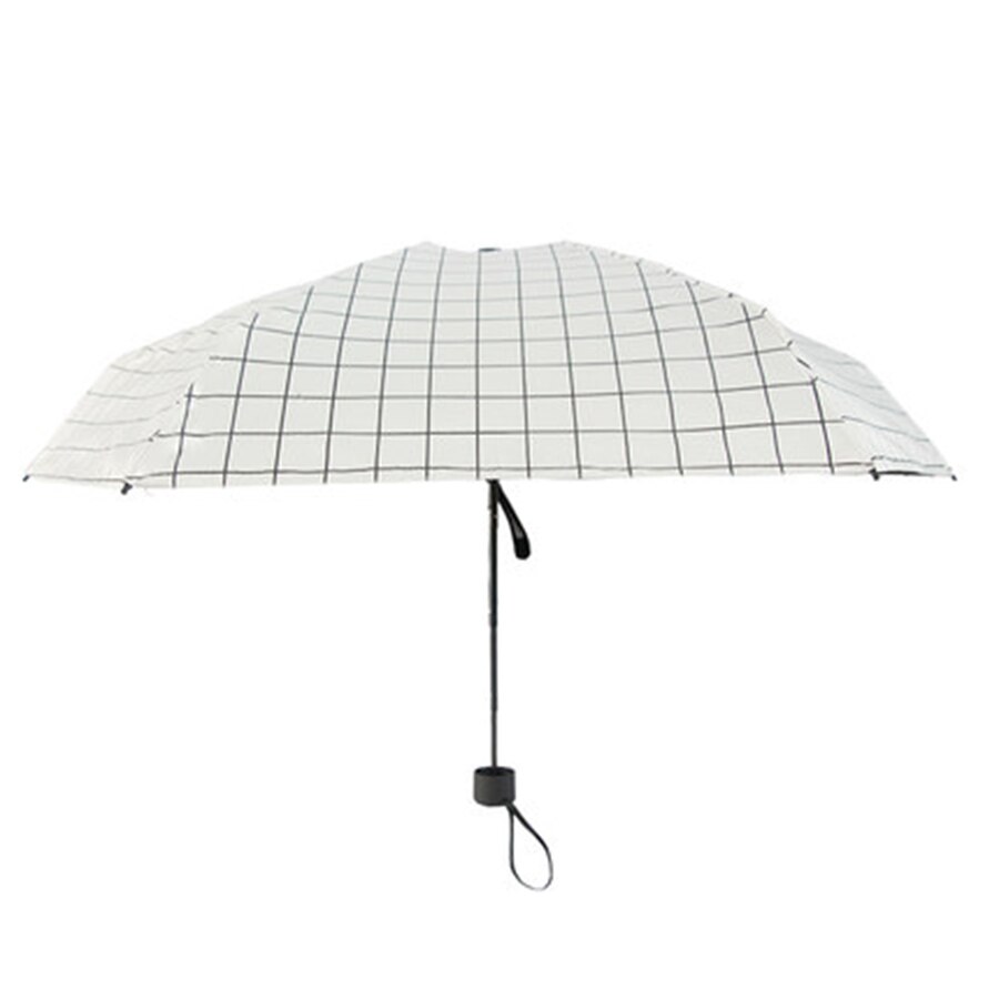 Mini sammenklappelig paraply anti sol regn damer sol vindtæt børn golf parapluie strand maleri hat automatisk dekoration  b50