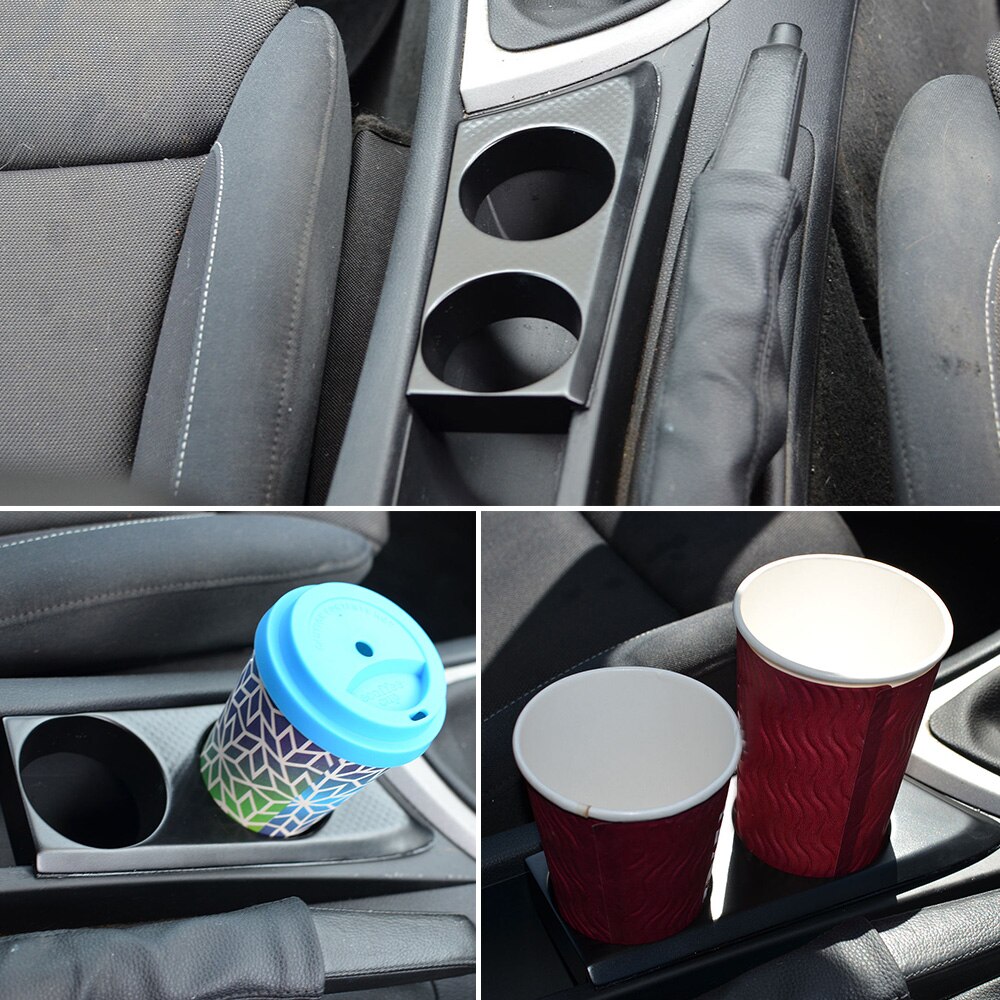 Automobile Cup Holder Cup Base Fit for BMW 1 Series 116 116i 118 118i 118d 120 120i E87 E81 E82 E88 Red