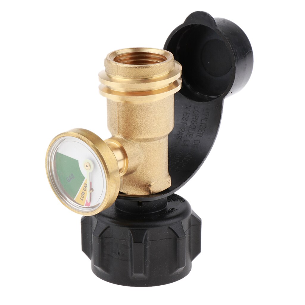 Propane Tank Gauge, Gas Pressure Gauge, Universal For Motorhomes, Cylinders, BBQ