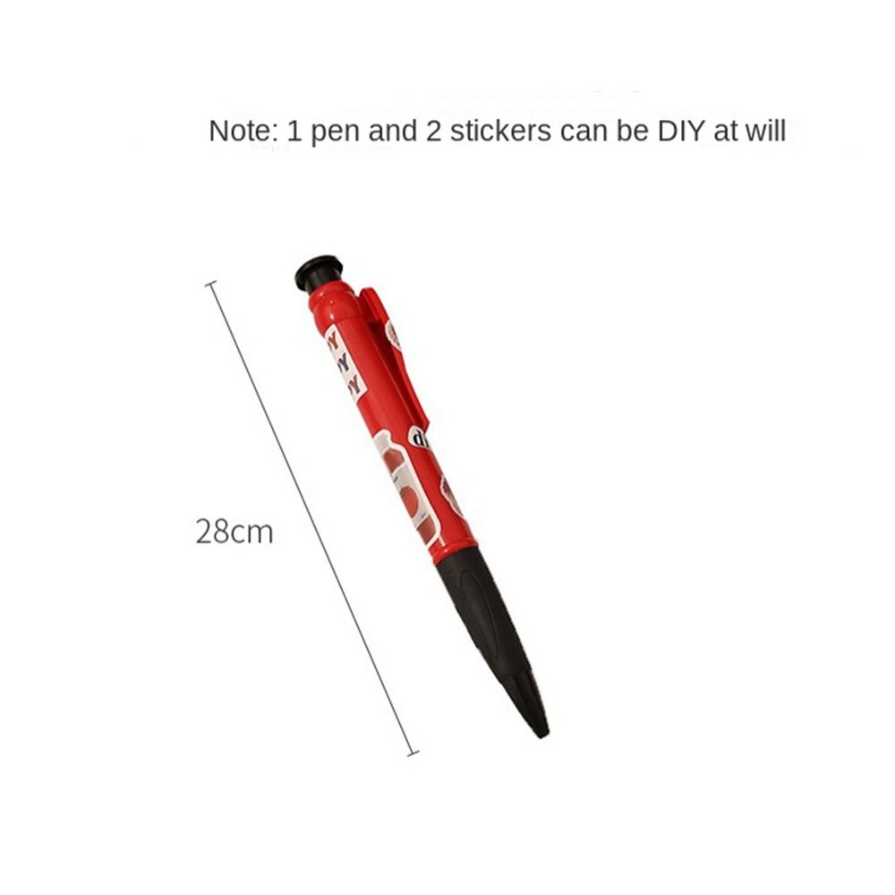 Plastic Big Ballpoint Pen Large Fun Oversize Writting Pen Props Toys Novelty Toy Huge Neutral Pen Stationery