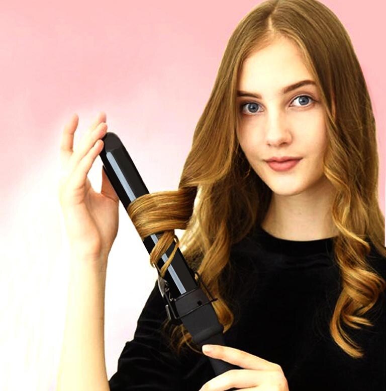 Rizador de pelo de cerámica eléctrico , ondulador, utensilio de peluquería para rizar y ondular el cabello, estilismo femenino