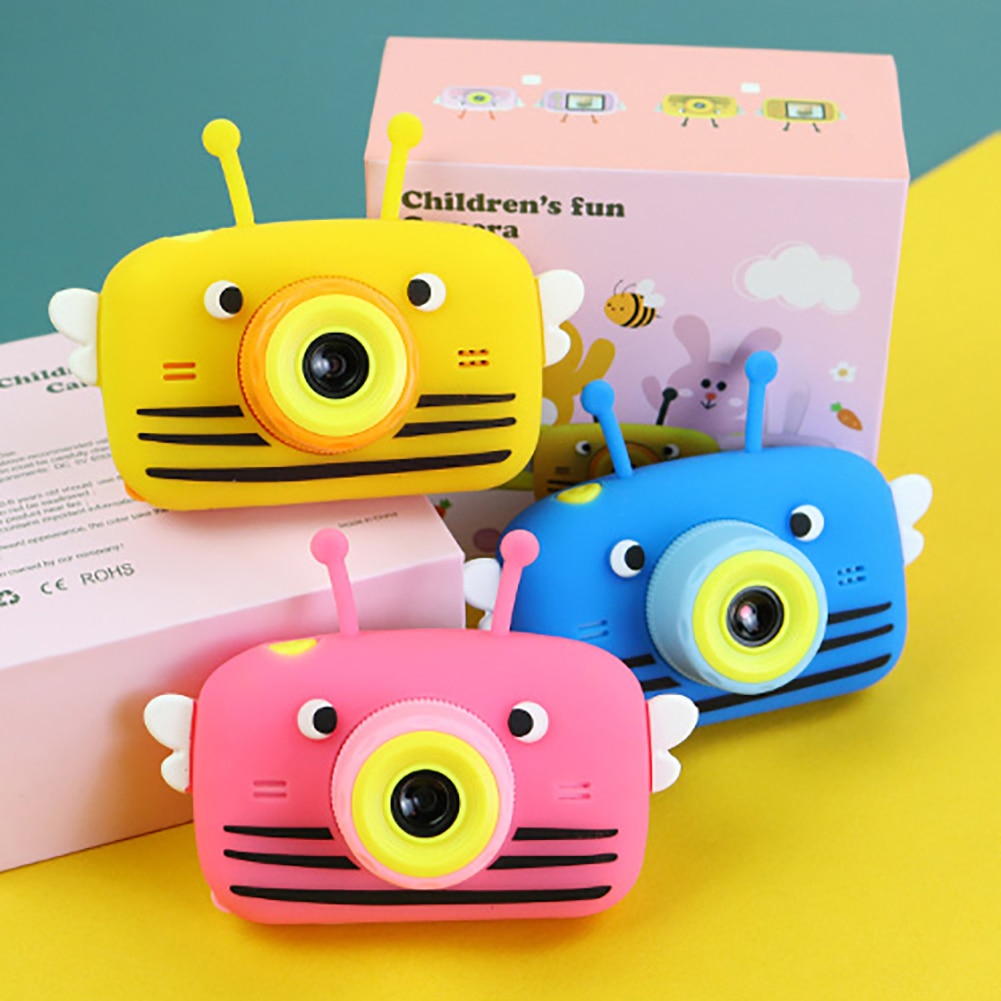 Children Mini Camera Full HD 1080P Digital Video Photo Camera 2 Inch Screen Display Kid Game Study Camera Best Birthday