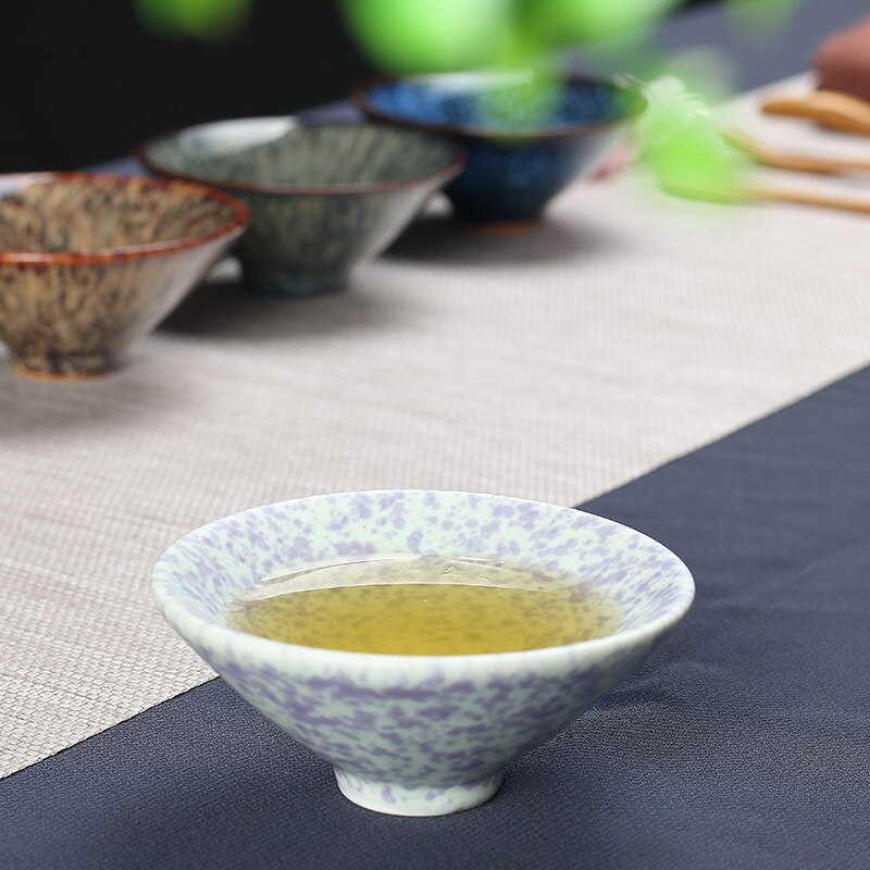 Ovn bliver tianmu enkelt kop jianjian tekop anti-suppe individuel master kungfu smag kop enkelt kop sæt keramisk lille te kop