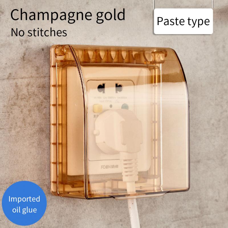 Waterdichte Doos 86 Soort Universele Transparante Schakelaar Cover Zelfklevende Gelijmd Badkamer En Keuken Socket Splash Doos: 03