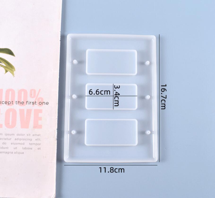 6 Types Light Switch Cover Mold Outlet Cover Resin Molds DIY Silicone Mold for Plate Epoxy Craft: 4