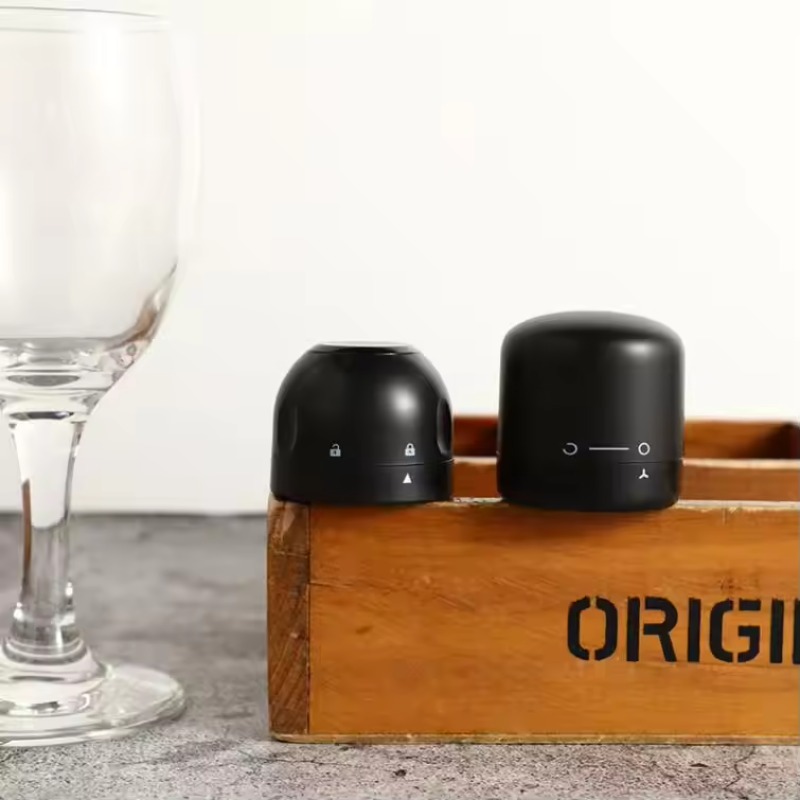 2/1PCS Vacuum Wine Bottle Stopper Reusable Bar Accessories Silicone Sealing Champagne Cork Kitchen Home Brewing & Wine Making