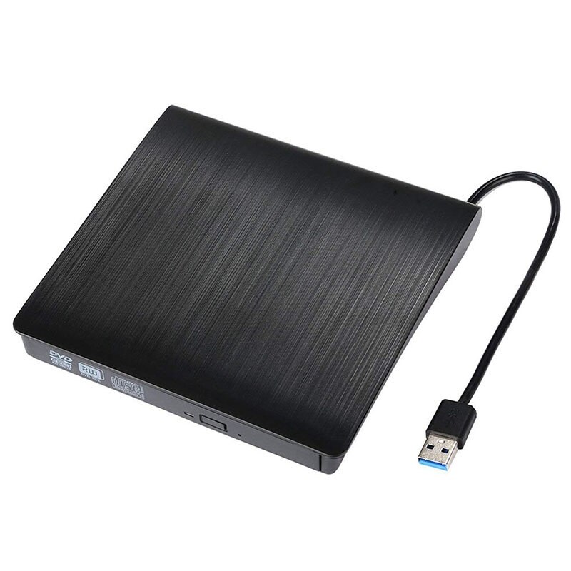 Lecteur Dvd externe mince en plastique dur Usb 3.0 Sata 9.5Mm Dvd boîtier régraveur graveur Cd-Rom étui pour ordinateur portable Cd/Dvd optique: Default Title