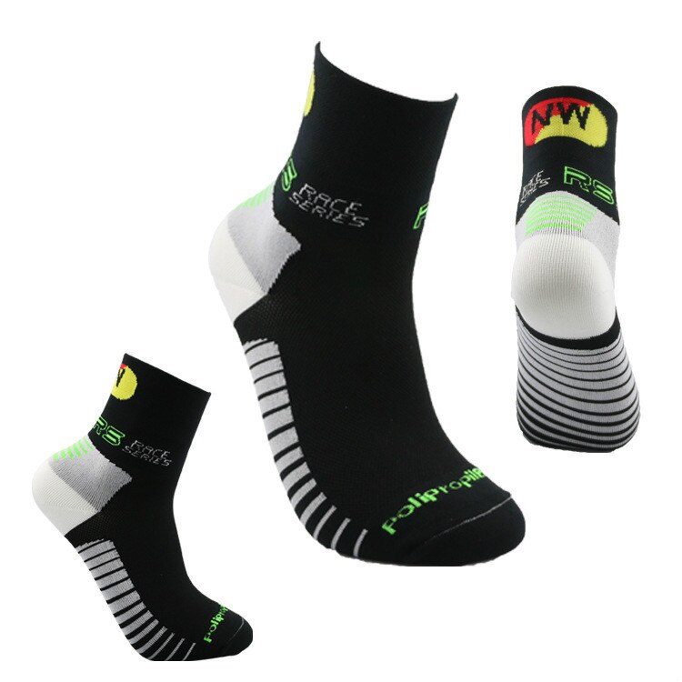 Summer Men Cycling Running Socks High Elasticity Socks Breathable Quick Dry Socks fit 40-45