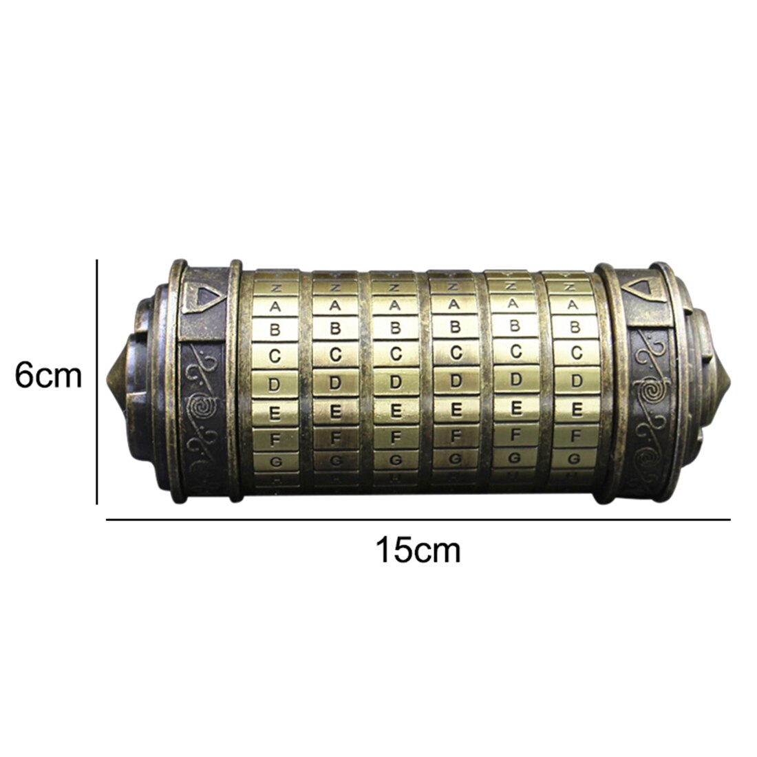 DaVinci Letter Password Lock Valentine Da Vinci Intellectual Style Code Lock Personal Retro Birthday