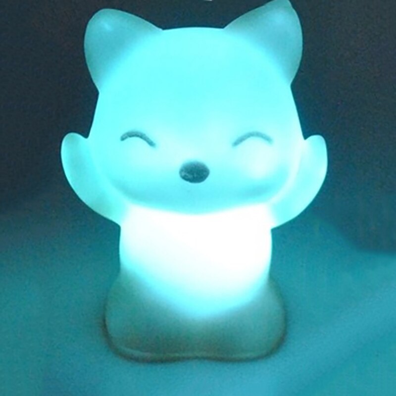 Dozzlor led nyhed nat mærkelig dyr form børns bordlamper sovelys dekor lamper