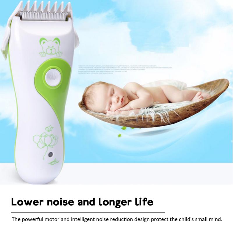 Baby Elektrische Haar Haarschneidemaschine Wiederaufladbare Geräuscharm Haar Trimmer Haar Schneiden Maschine Haar Rasieren Kämme freundlicher Schneiden Werkzeug
