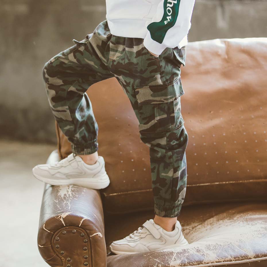 Meisjes Broek Casual Cargo Broek Kinderen Meisjes Broek Camouflage Kids Broek Herfst Mode Kids Kleding Voor Meisjes 6 8 10 12 14 jaar