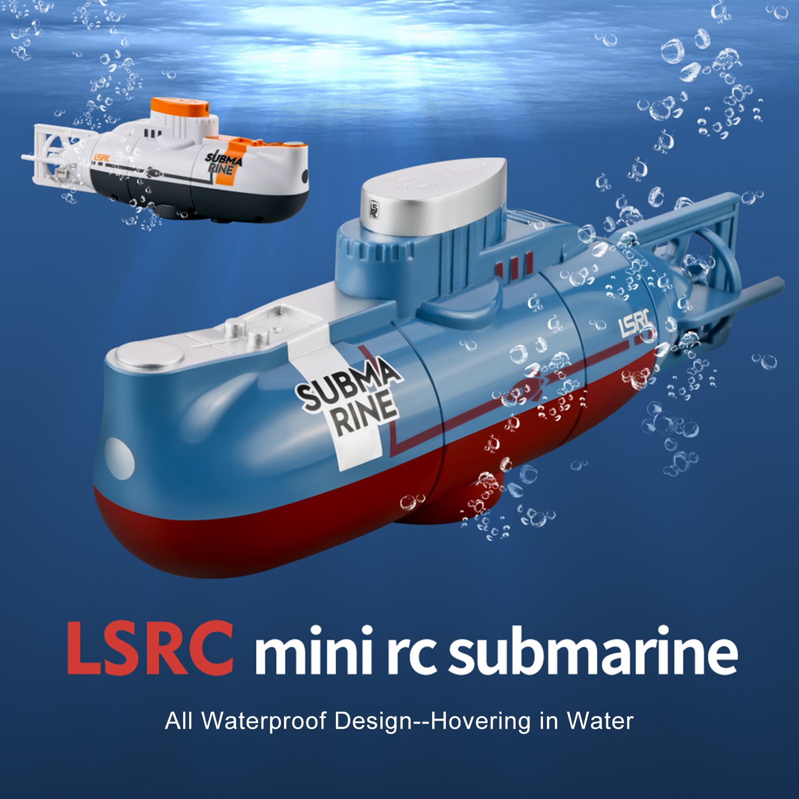 Newest Mini RC Submarine Remote Control Boat Waterproof Diving Toy for Kids Boys and Girls Year