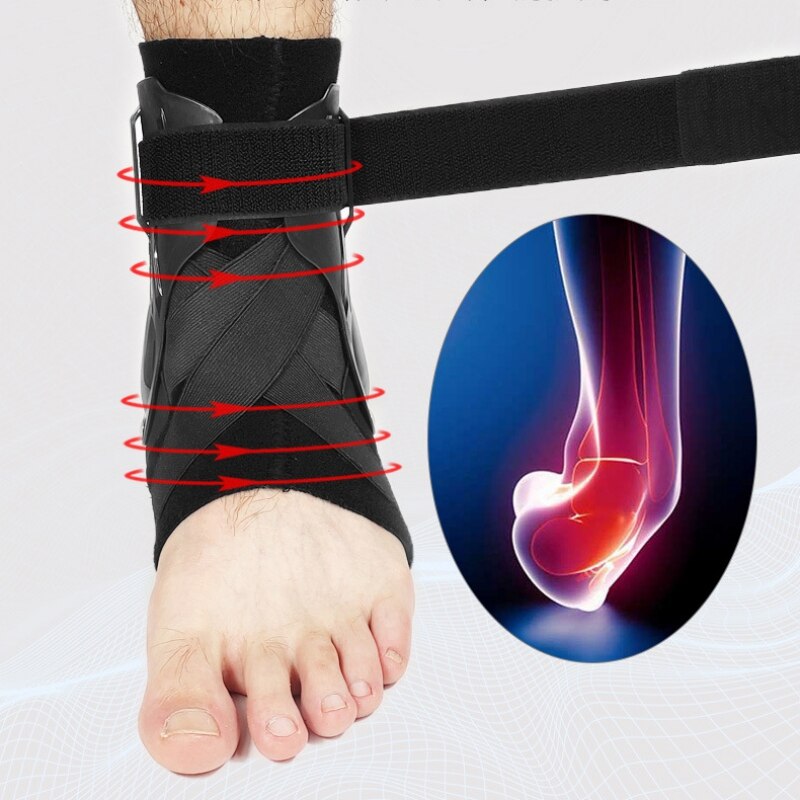 Ankelstøttebøjle elastisk kompression ærme sport relief smerte fodstabilisator fodbeskyttelse