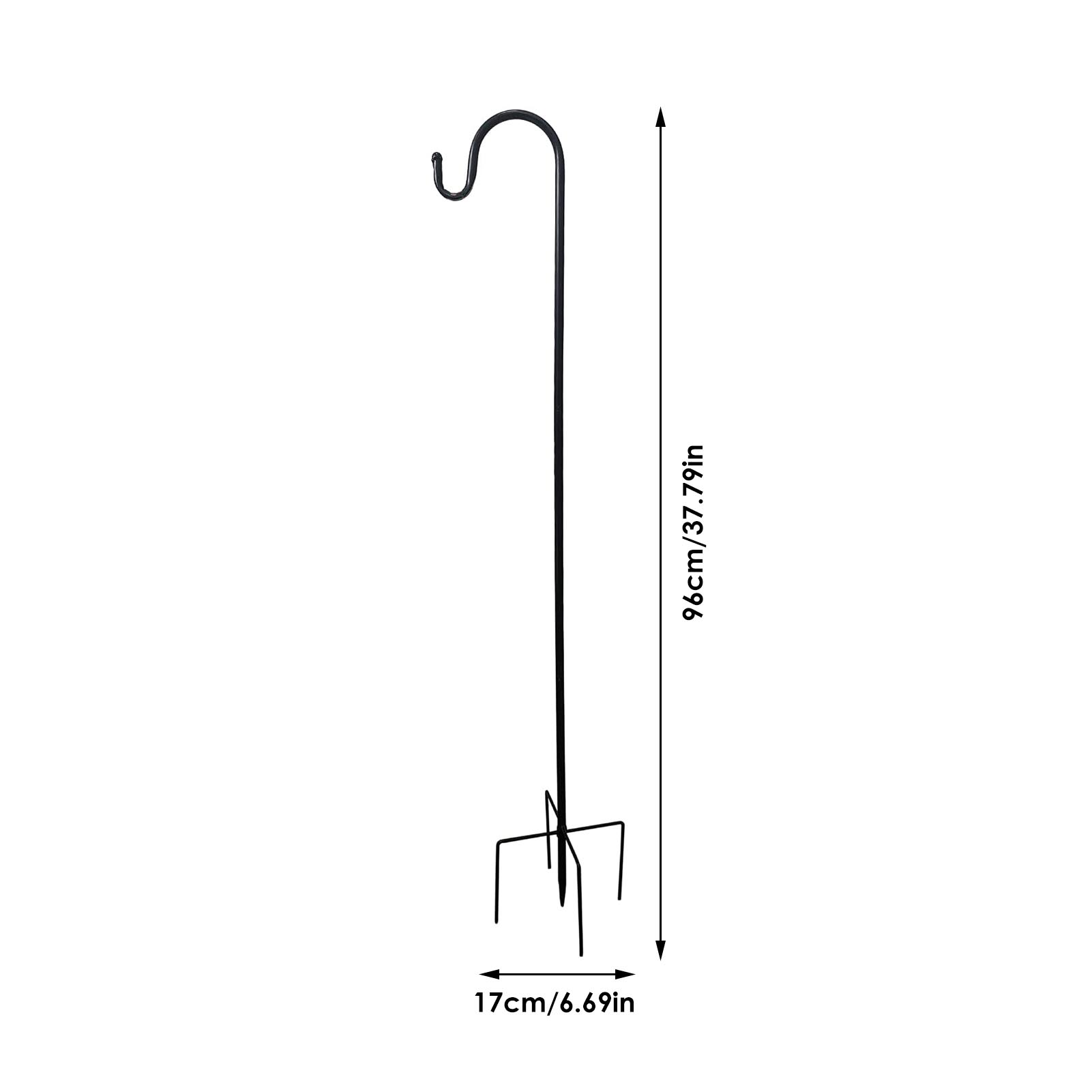 Shepherd Hooks Garden Ground Plant Stand Lantern Stake For Flower Basket Hanging Basket Wall Hanging Flower Pot Holder Reliable
