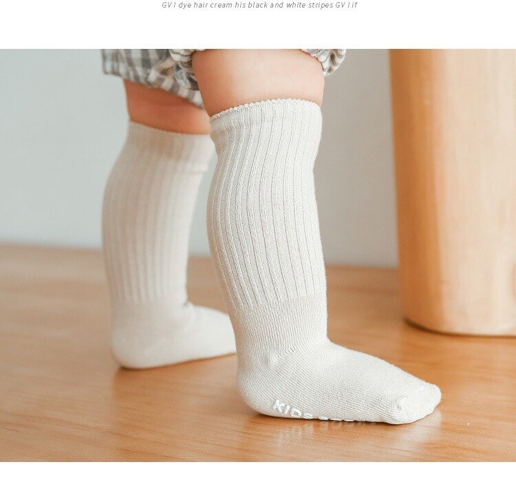 Baby Mädchen Knie hoch Socken Junge Sommer Herbst Baumwolle Socken fest Süssigkeit Farbe nfant Knie hoch Socken Pro Kinder geboren