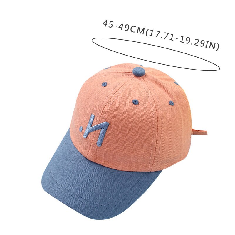 Casquette de Baseball avec lettres coréennes pour bébé, chapeau de Sport de plein air pour enfants de 2 à 5 ans, chapeau de soleil ajustable pour garçons et filles, printemps été