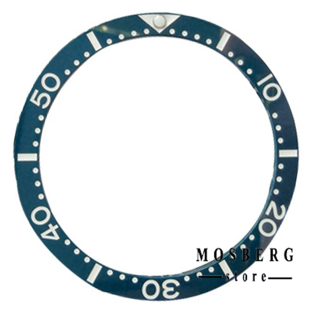 Zwart Horloge Bezel Groene Lichtgevende Diameter 38Mm * 31.5Mm Platte Keramische Ring Insert Fit Horloges Case Vervangen Accessoires onderdelen: PEACOCK BLUE