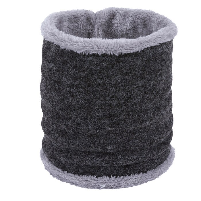 Mode Kinderen Winter Sjaal Dames Sjaals Warme Dikke Fluwelen Jongens En Meisjes Katoen O Ring Sjaal Man En Vrouwen hals Kraag: dak gray