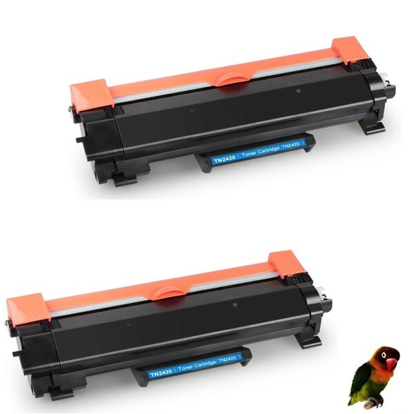 Pack 2 Toner Compatibel Met TN2410 TN-2420 Toner Compatibel Met Brother TN2420 MFC-L2710DW L2712DN L2712DW L2730DW L2732DW