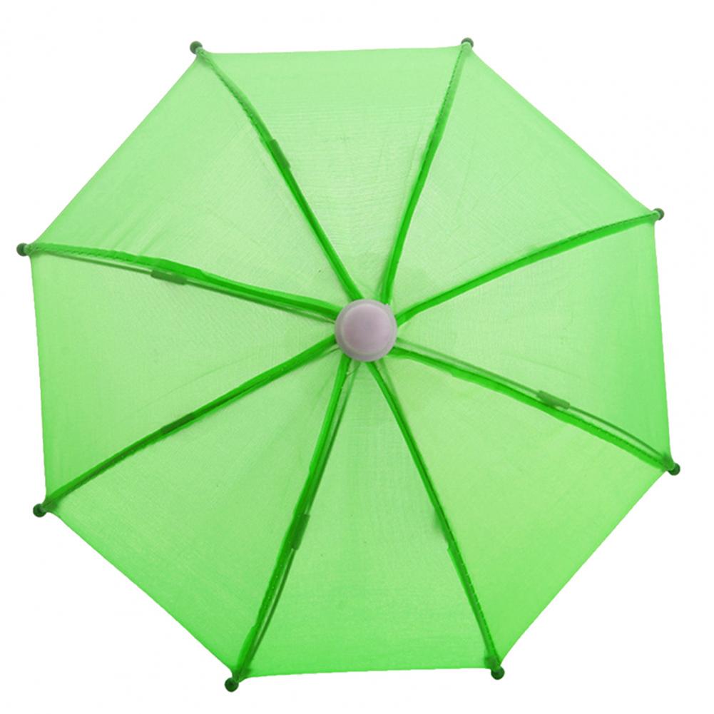 Mini Toy Umbrellas Doll's Toys Girls Doll Accessory Rain Umbrella Play Toy Photography Prop Cute Dollhouse Miniature Umbrella: black