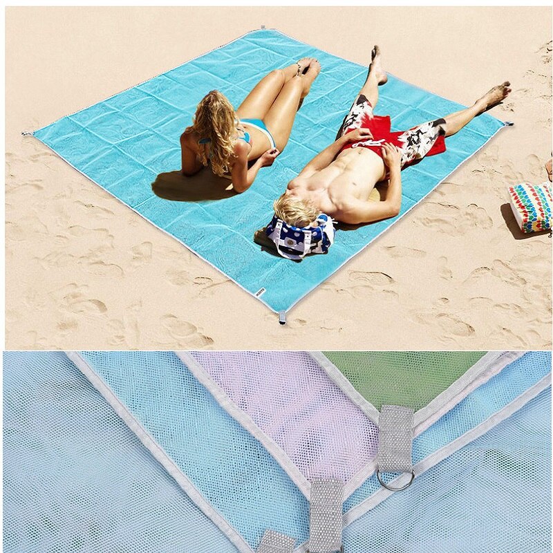 Tapis de Camping en plein air, matelas de plage, voyage de plein air, sable magique, pique-nique de plage, matelas imperméable, couverture de plage pliante