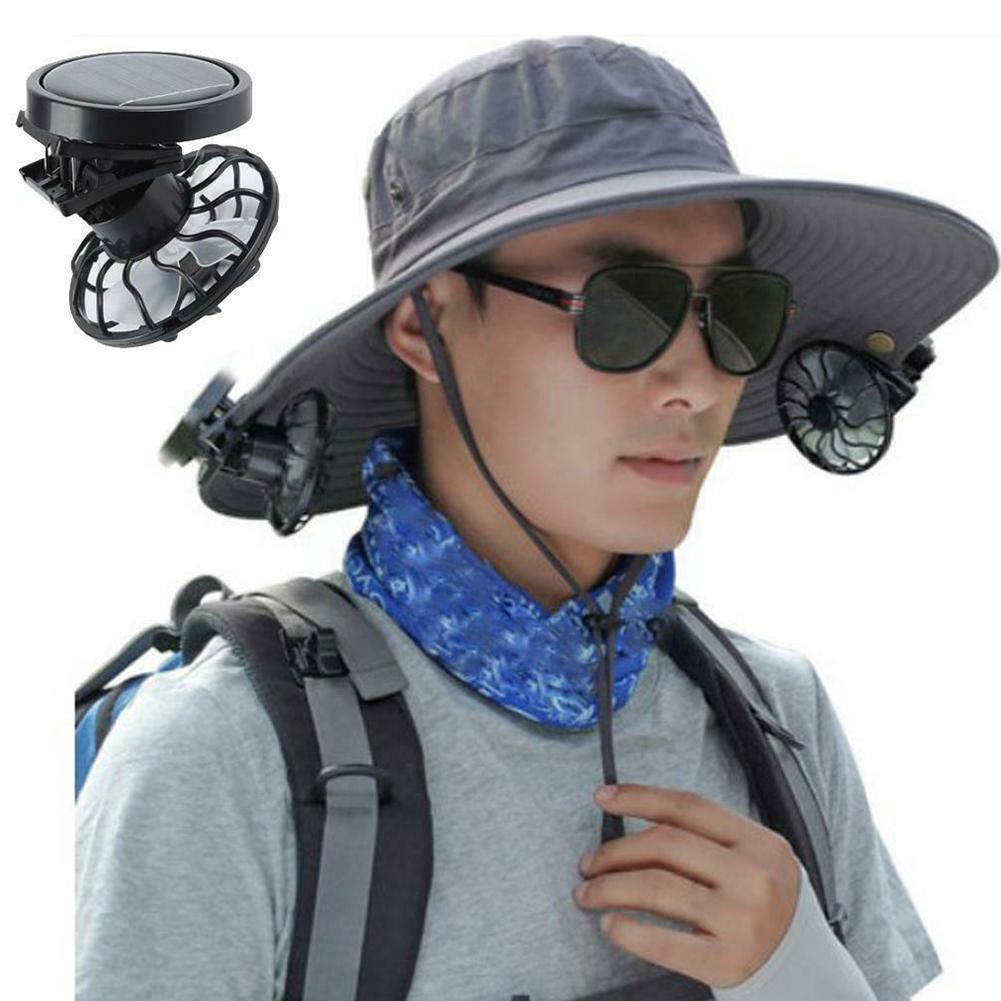 Handheld Mini Ventilator Zonne-energie Fans Met Clip Voor Bergbeklimmen Kampen, Wilderness Survival, zomer Must-Have Fan B2w8