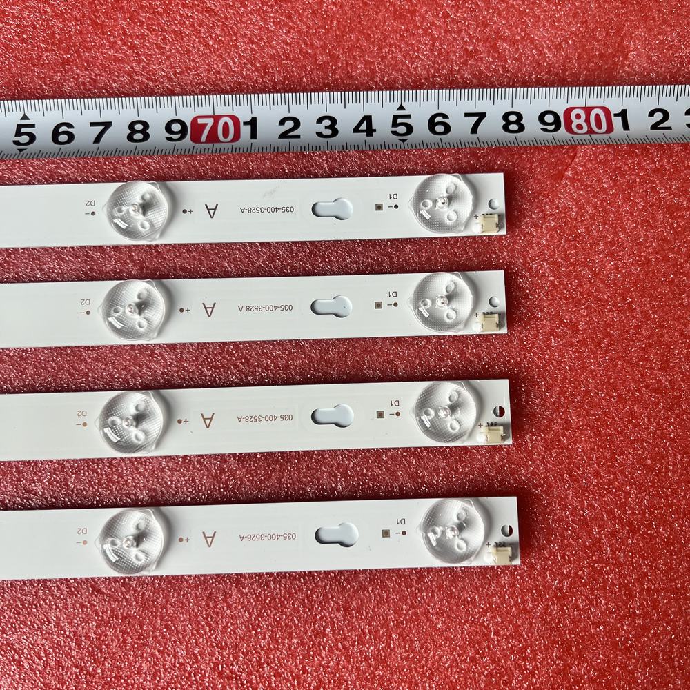 Ensemble complet 4 pièces 10LED bande de rétro-éclairage LED pour BAUHN B40-63UHDF CV9203H-A42 systèmes TD K40DLT1F MBL-40038D410DT0-V1