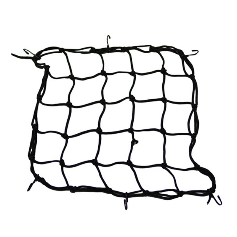 Commonly Used Motorbike Transportation Luggage Net Bag 40x40cm Elastic Cargo Net Bicycle Helmet Holder