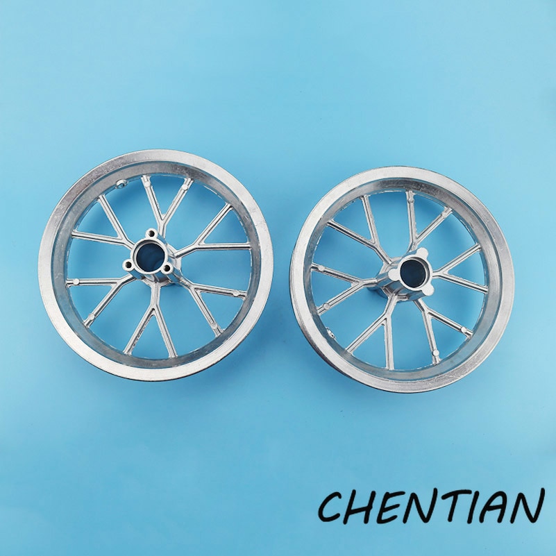 2pcs Aluminum Dirt Bike 12 1/2 x 2.75 Tire Tube Rim Wheels Front & Rear Accessory Replacement for 49cc Mini Moto Motorbikes