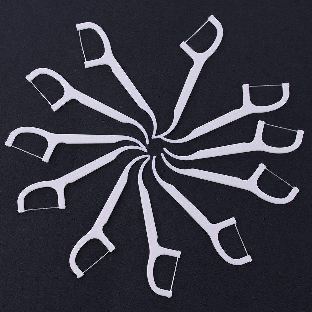 100 stuks floss mondverzorging tandenreiniger tandenflosser borstel tandenstokers tandenstoker zwaard gezondheids- en schoonheidstools