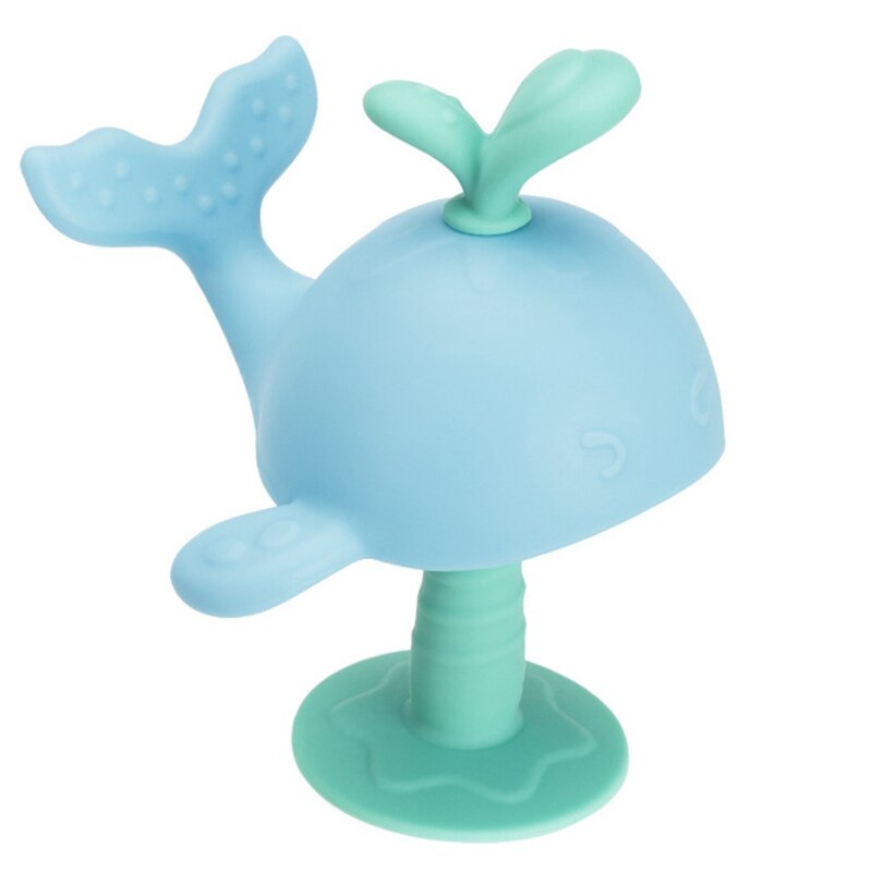 Baby Siliconen Bijtring Knaagdieren Met Sucker Zachte Training Chew Molaire Staaf: A