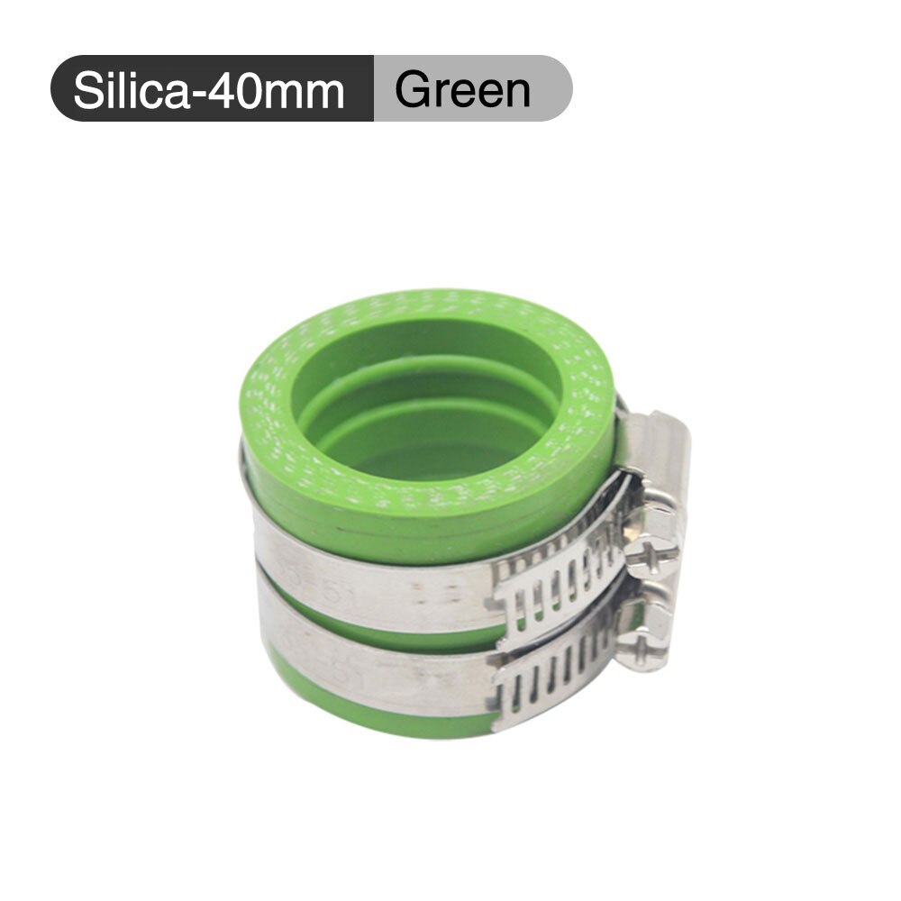 ZSDTRP – adaptateur de carburateur en caoutchouc, tuyau d&#39;admission pour MIKUNI KEIHIN OKO KOSO PWK, accessoire de carburateur de moto 35mm 40mm 45mm: 40mm green