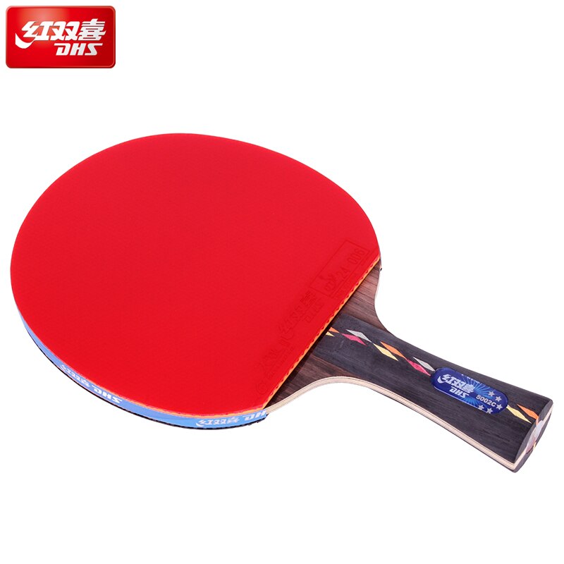 Original Dhs 5002/5006C Table Tennis Racket All-round Pimples in Rubber Ping Pong Racket Tenis De Mesa Table Tennis