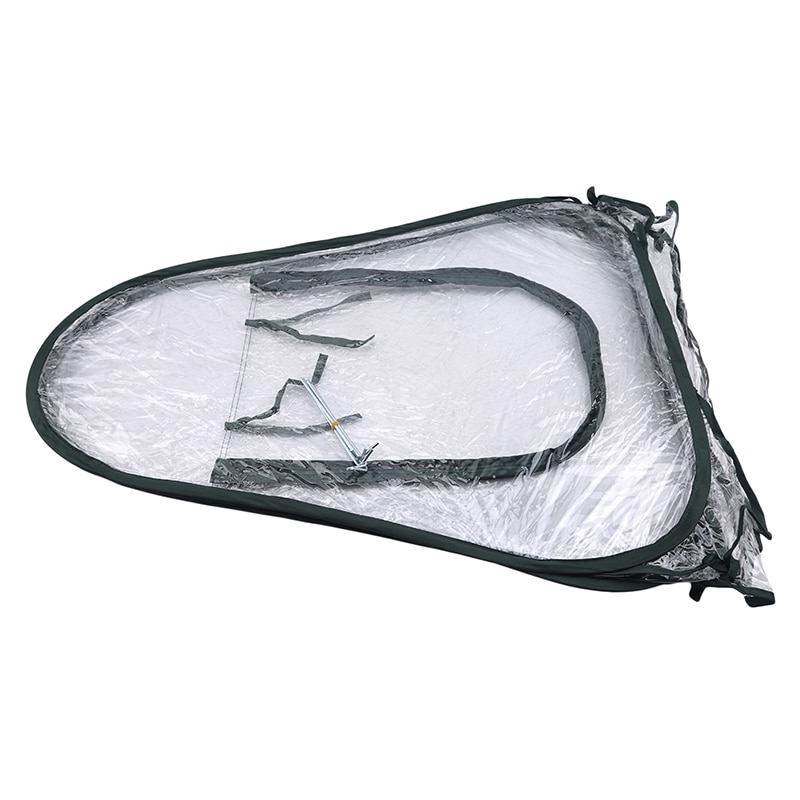 90x47x67cm PE Greenhouse Cover Home Plant Greenhouse Waterproof Tent Garden Cover (With Iron Stand)