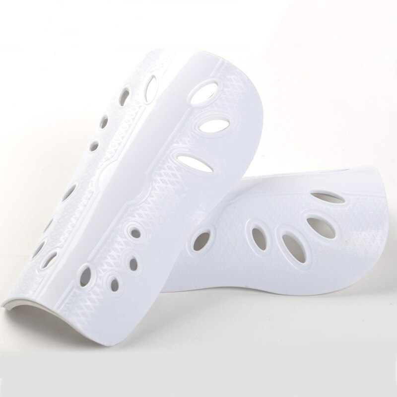 protège-tibia de Football adulte hommes Protection des jambes Football protège-tibia enfants Football protège-tibias protecteurs de Football 1 paire: white