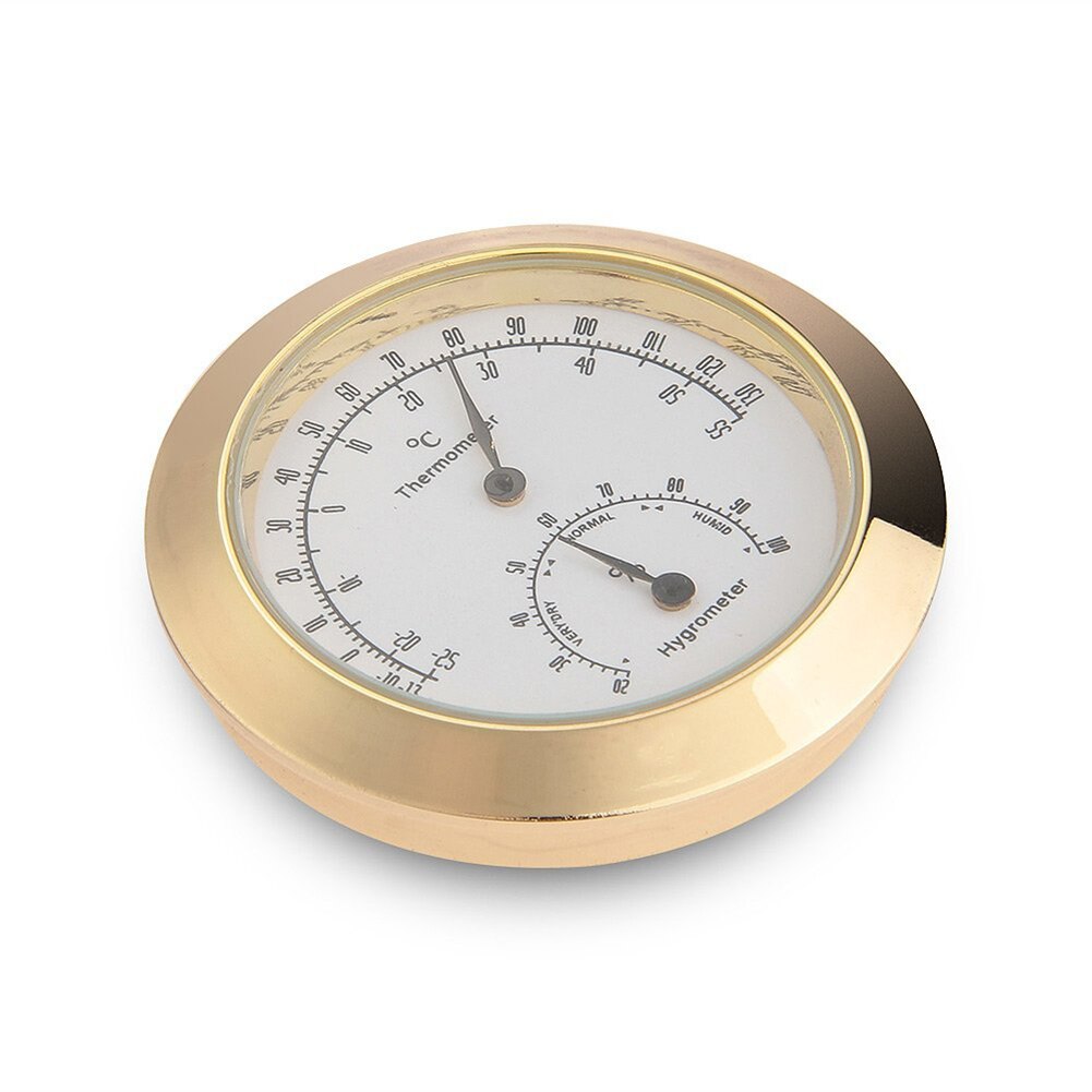 Alloy Mini Thermometer Hygrometer for Violin Guitar Case Humidity Gauge Temperature Moisture Meter Instrument Tool