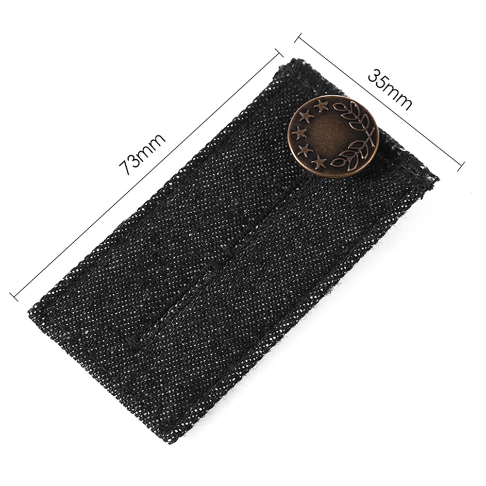 1PC Elastic Extended Buttons Adjustable Trousers Waist Expander Skirt Jeans Pant Waistband Button Extender Belt Extension Buckle