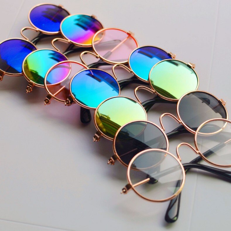 1 PC Pet Kat Hond Bril Schattige Ronde Bril Huisdier Producten Voor Kleine Hond Kat Eye-wear Hond Zonnebril foto's Huisdier Accessoires