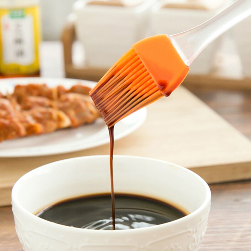 2pc/ partier flydende silikone børste olie smør pensel kage dekorationsværktøj sauce køkkenprodukter pincel liquido de silicona