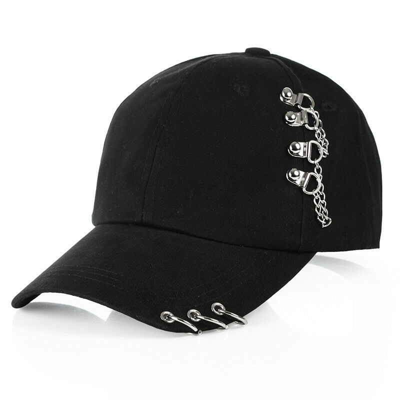 Mode Hoed Cap Baseball Vizieren Vrouwen Mannen Golfbal Zwart Casual Sport Casual Zon Cap Met Ringen