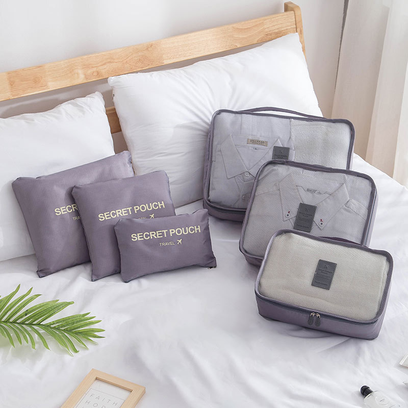 6 stuks reisorganizer opbergtassen draagbare reiskoffer organizer reistas voor dames bagage organizer kleding schoenentas