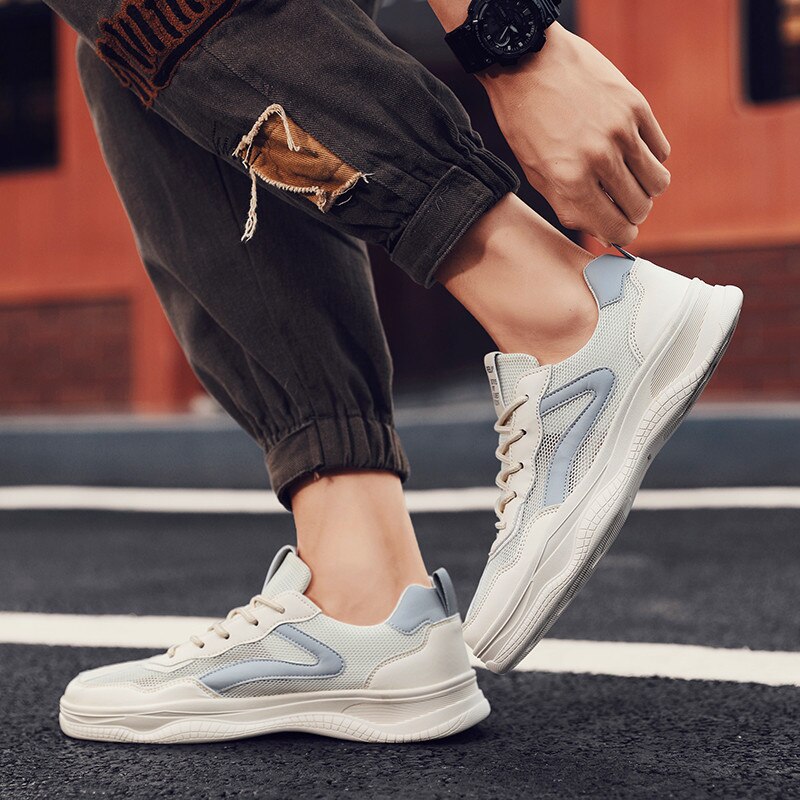 mesh breathable sports shoes men trend casual men's shoes men's comfortable breathable shoes mens casual sneakers