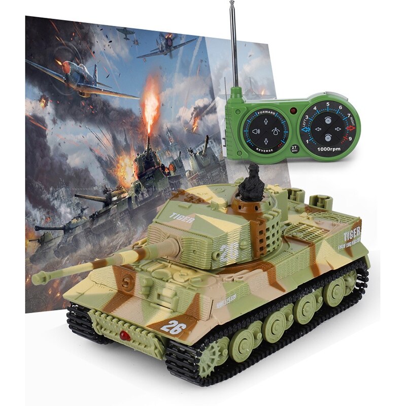 1:72 mini rc tank fjernbetjening radiostyring panzer pansret køretøj børn elektronisk legetøj til drenge