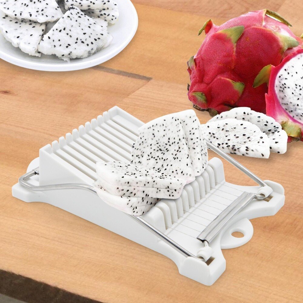1Pcs X Luncheon Meat Slicer Cheese Boiled Egg Ham Cutter Fruit Slicer BPA Free 180 degree Rotatio