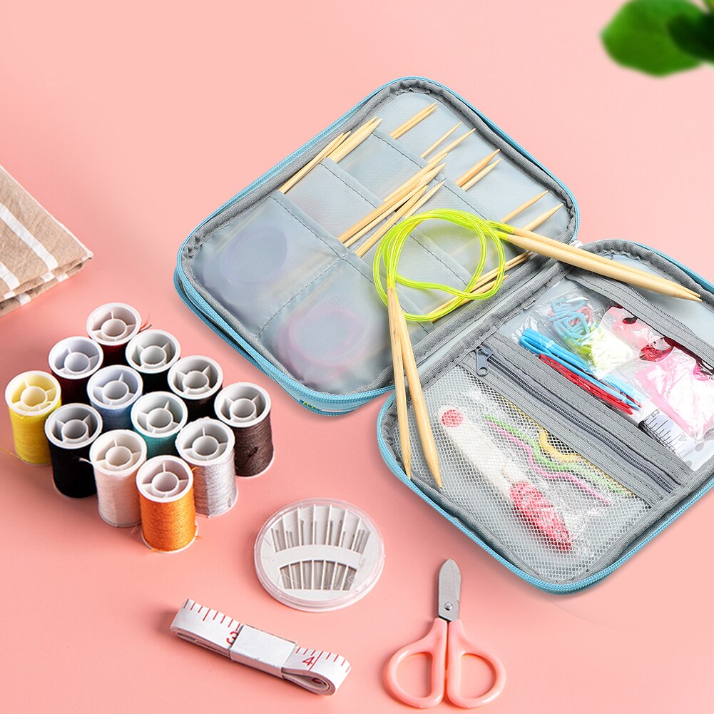Crochet Needle Hook Accessories with Case Useful Full Knitting Tools Supply Kit Supplies Needles Hook DIY Knitting Kit