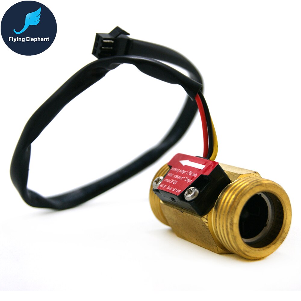1.75MPa boiler Hal flow sensor, pulse flow meter G3/4 &#39;&#39;Schroefdraad